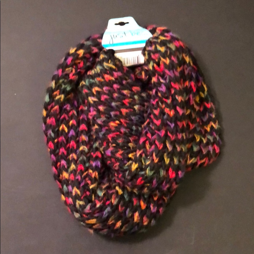 New Multi Color Infinity Scarf